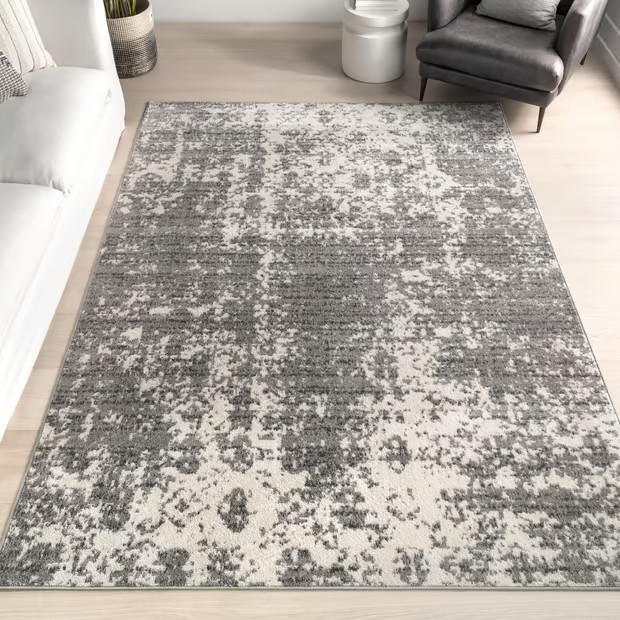 Gray Ruby Distressed Mist Area Rug | Rugs USA