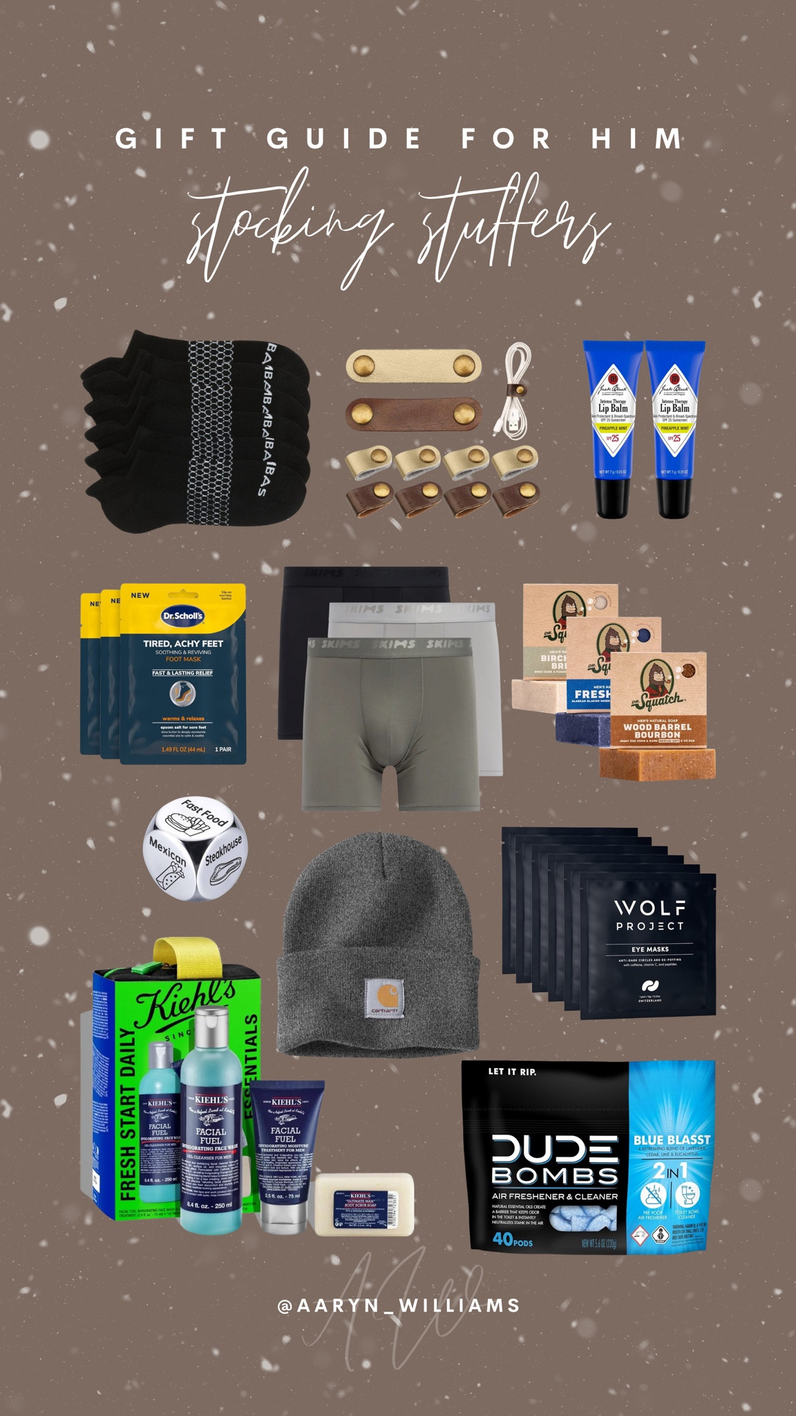Your ultimate gift guide for him: stocking stuffer edition 🤎🎄 

Stocking stuffers, holiday gift guide, gifts for men, Christmas gifts, men’s essentials

#LTKGiftGuide #LTKMens #LTKHoliday