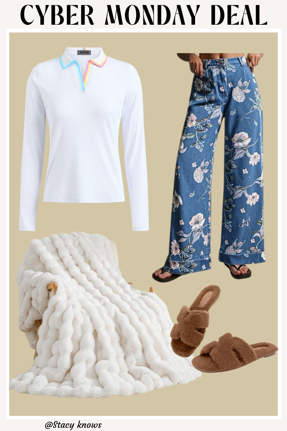 The LAST DAY for the best deals of the year! I've rounded up all my favorite Cyber Monday finds—from cozy fashion to must-have tech and home essentials. Don't miss out, sales end tonight! Shop all the links on my LTK! 
#LTKsale #CyberMonday #CyberWeek #Deals #LastChanceSale #HolidayShopping #MustHaves #ShoppingHaul #LTKCyberWeek #SaleAlert 

 #LTKCyberWeek #LTKGiftGuide #LTKHoliday