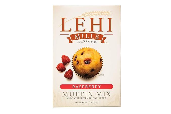 Lehi Roller Mills Raspberry Muffin Mix, 18 Ounce (Pack of 6) | Amazon (US)