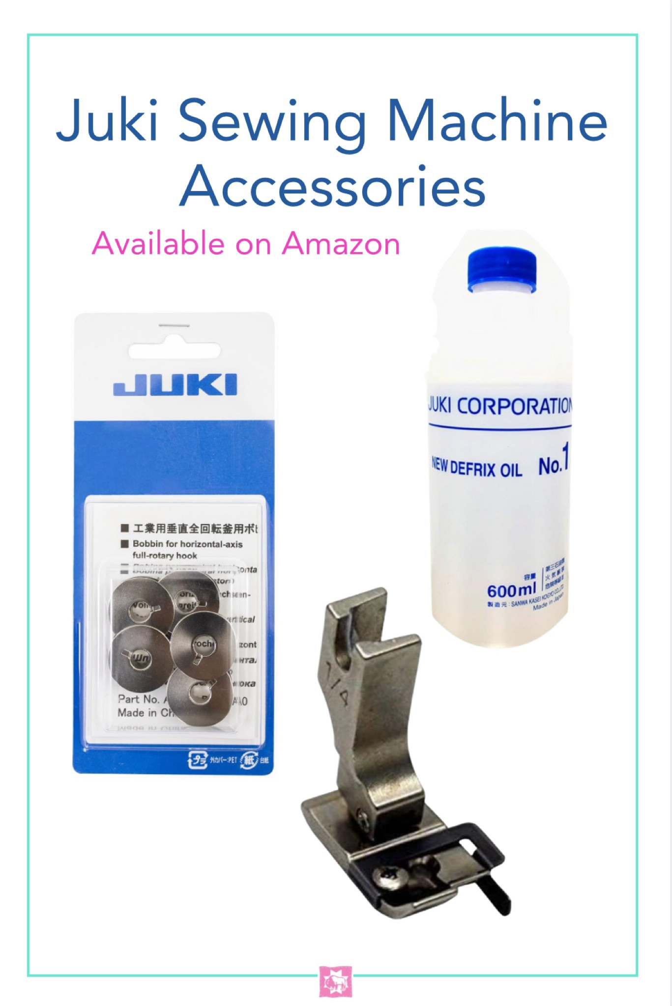 Juki Accessories available on Amazon!
