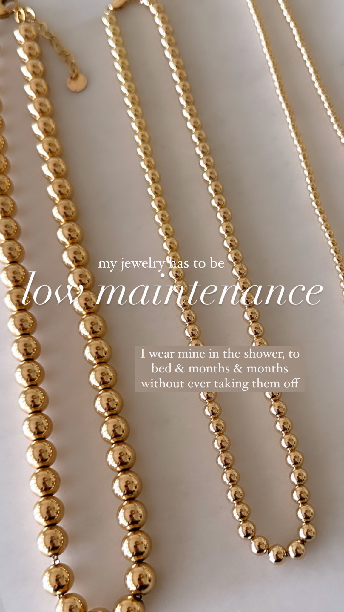 Low maintenance jewelry you can live in✨ use code AYLIN10 at checkout! 
14k gold filled jewelry, beaded necklace, StylinByAylin 

#LTKstyletip