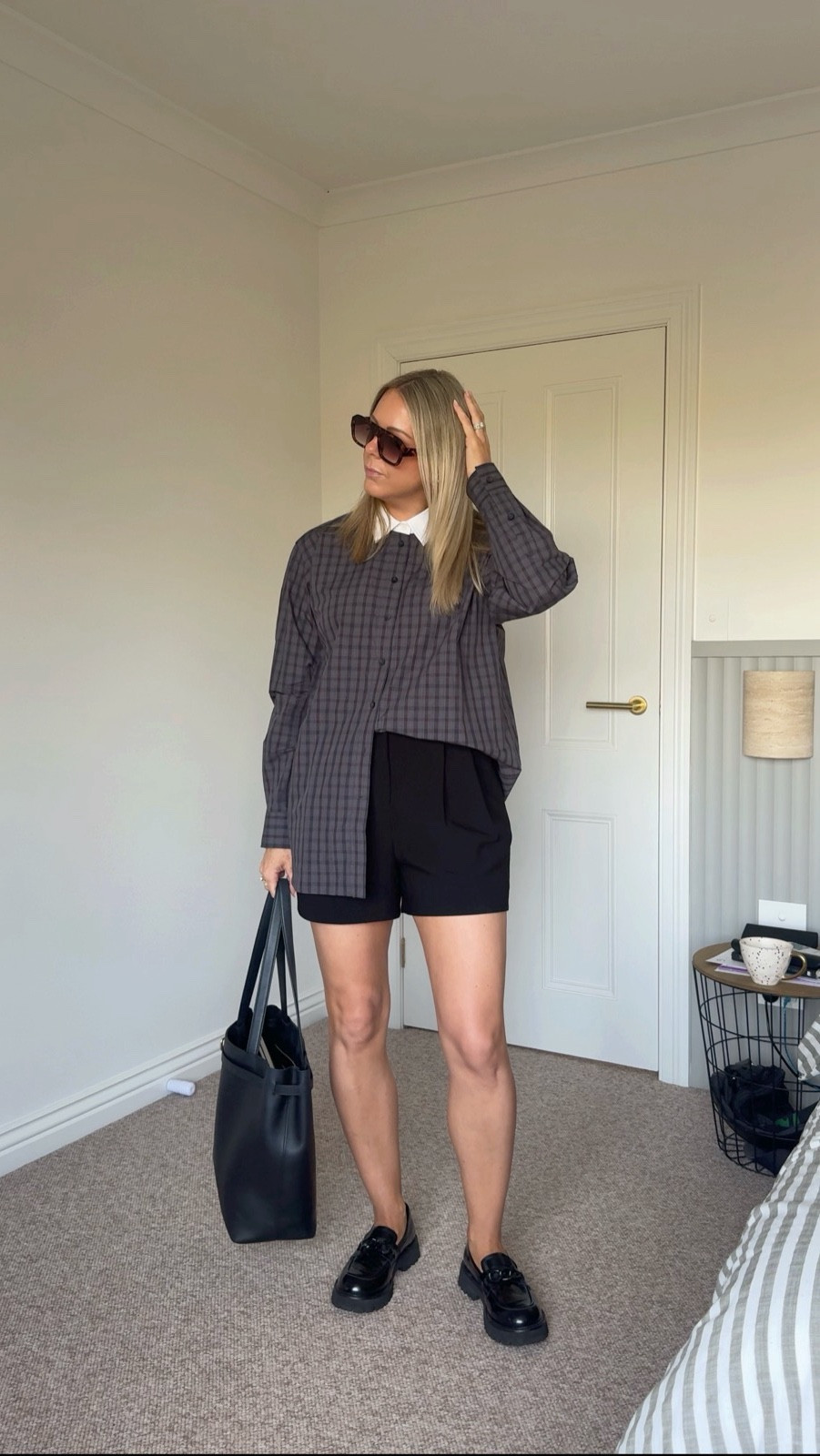 Office days in the most fabulous, versatile shirt - loving the collab between Witchery and Lara Worthington. I’m in a 10 in the shirt and 12 in the shorts x

#LTKautumn #LTKaustralia #LTKworkwear