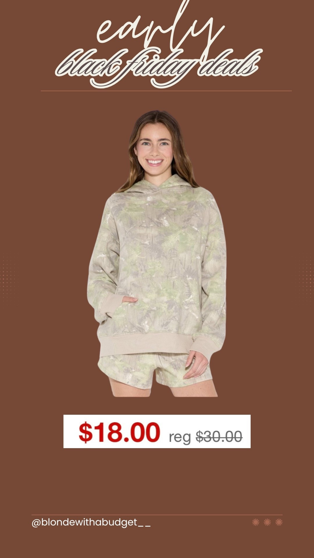 Early Black Friday deals #camo #target 

#LTKootd #LTKSaleAlert #LTKFindsUnder50