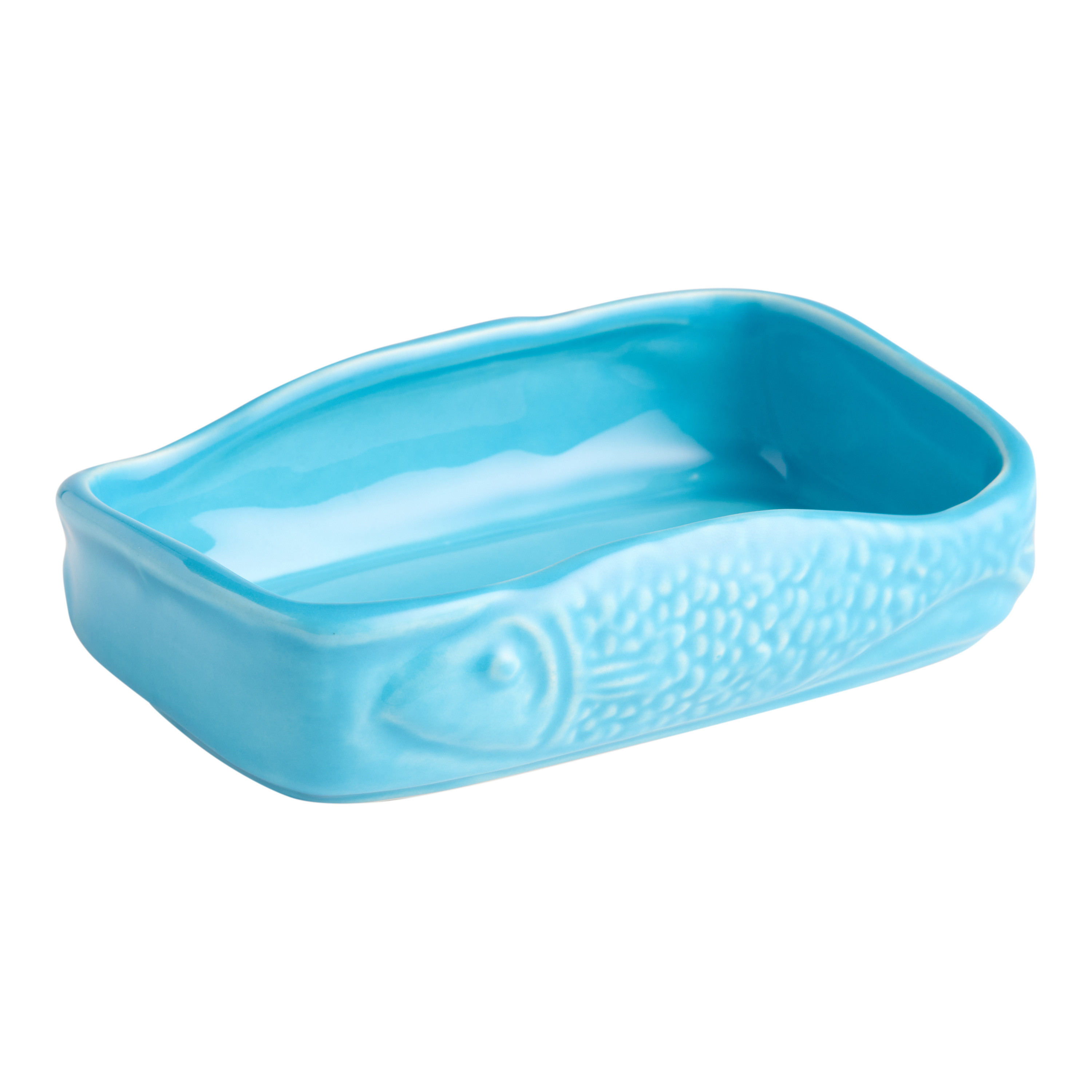 Ceramic Tinned Sardine Shaped Serving Dish | World Market