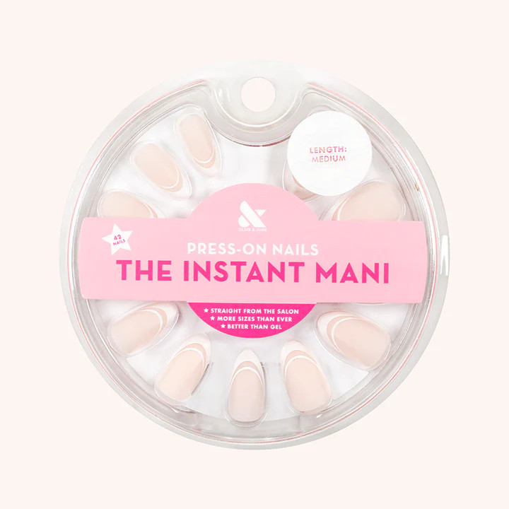 Classic Double French | Almond | Medium | Olive & June