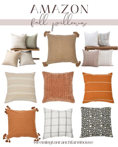 Amazon Fall Pillows - Fall home decor - fall decor - Amazon pillows - throw pillow covers



#LTKhome