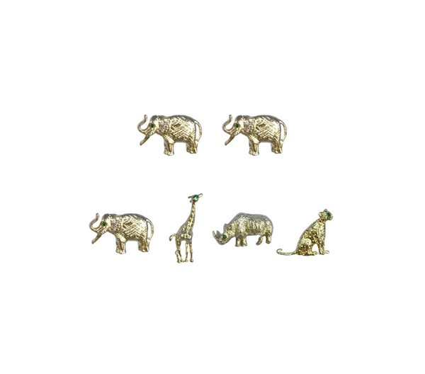 Safari Stud + Cufflink Set | Nicola Bathie Jewelry