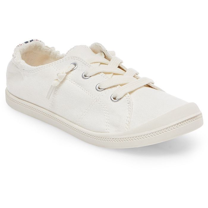 Women's Mad Love Lennie Lace Up Canvas Sneakers | Target