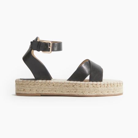 Espadrille sandals - come in tan and black! 

#LTKstyletip #LTKfindsunder50 #LTKshoecrush