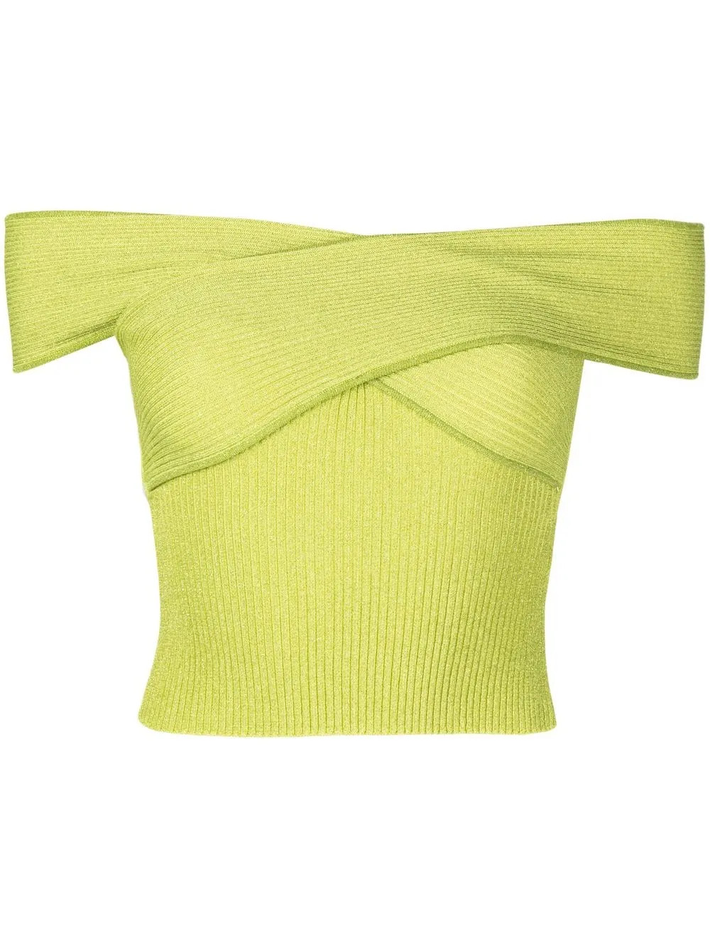 off-shoulder knitted top | Farfetch Global