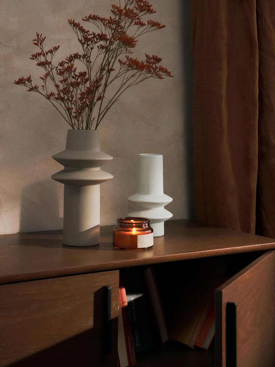 Vasen Isen aus Steingut, 2er-Set | Westwing EU