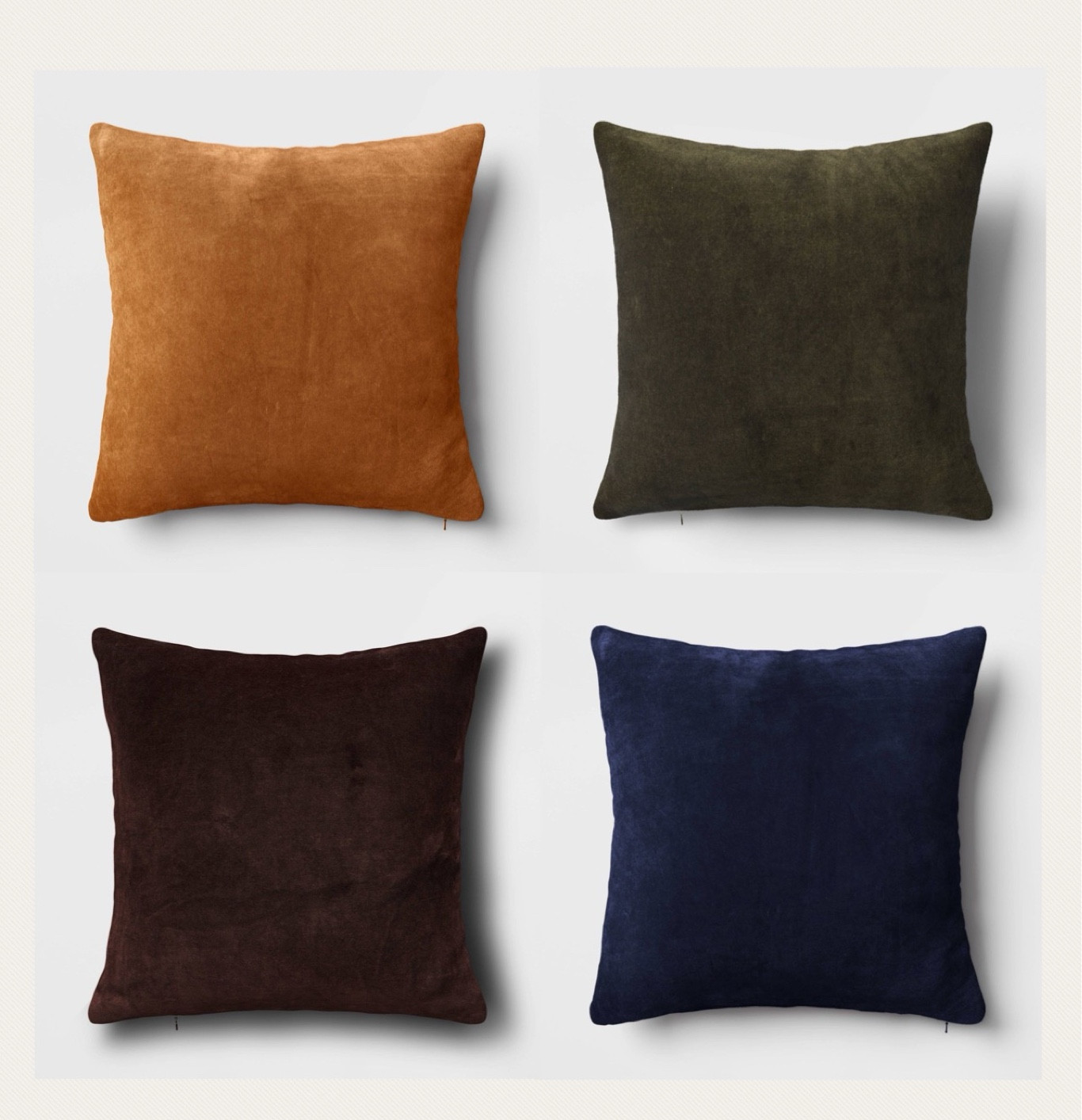 Velvet throw pillows! Only $20! Affordable pillows, couch pillows, fall pillows, fall decor, home decor, green, gold, dark blue, dark brown
#throwpillow #falldecor #fallpillows #homedecor#pillow

#LTKFindsUnder50 #LTKHome #LTKSeasonal
