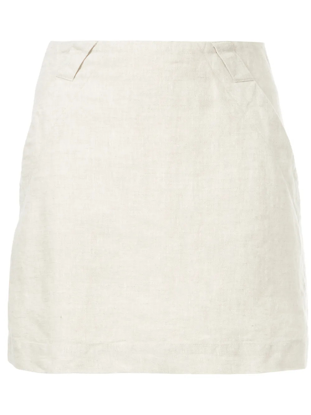 Venroy high waisted mini skirt - Neutrals | FarFetch Global