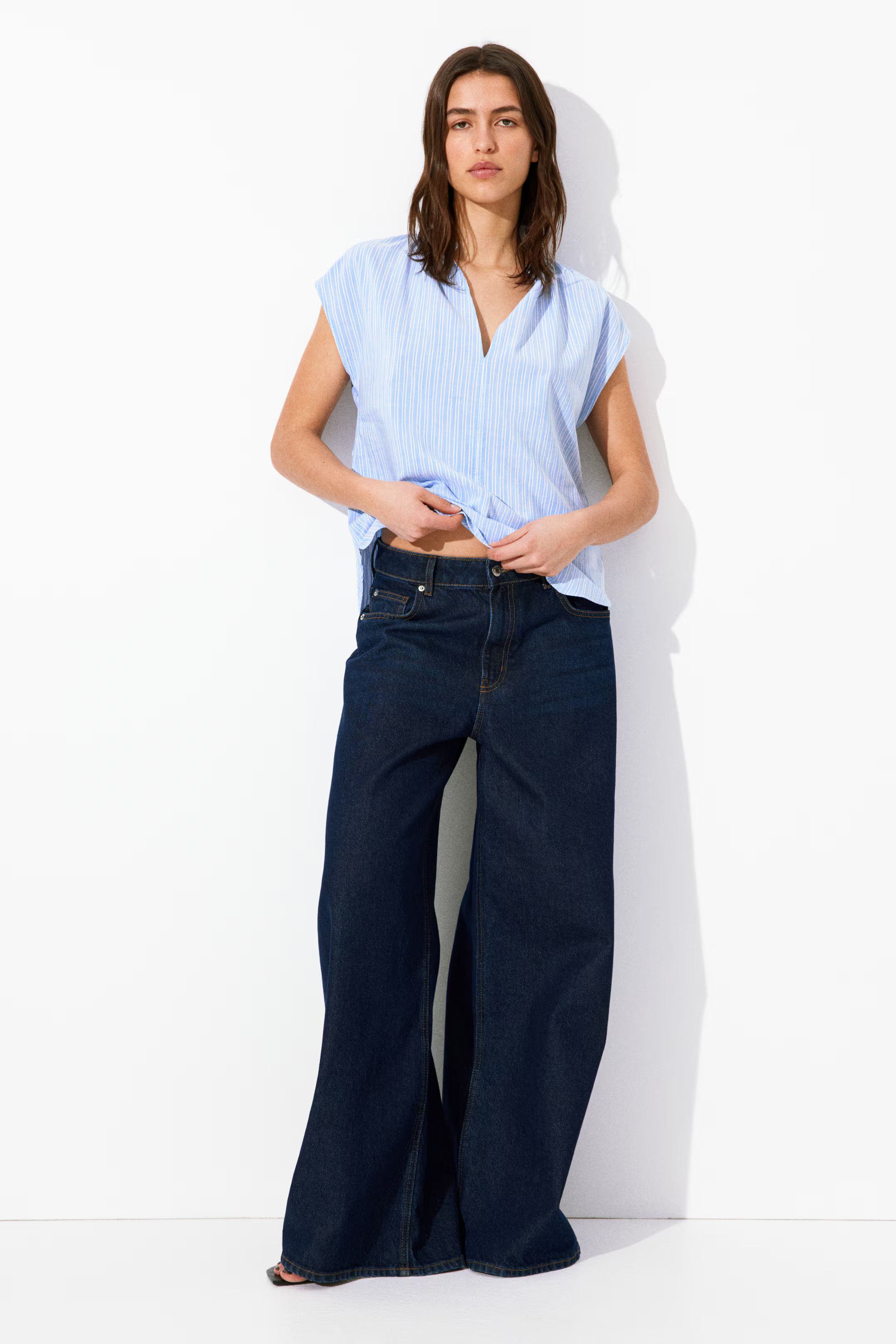 Band-Collar Blouse | H&M (US + CA)