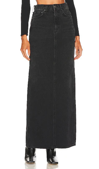 Amara Maxi Pencil Skirt with Back Slit | Revolve Clothing (Global)