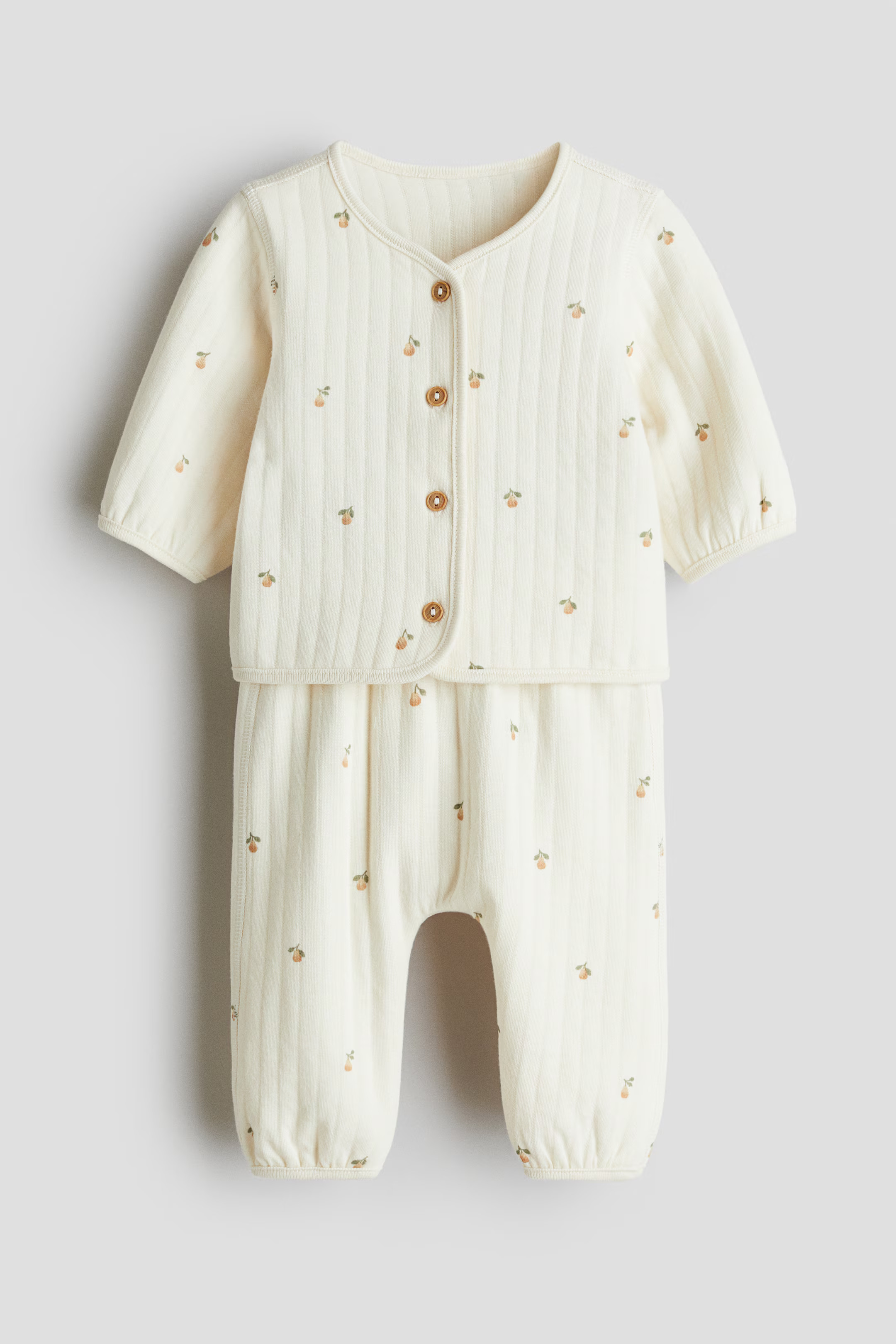 2-piece quilted jersey set | H&M (UK, MY, IN, SG, PH, TW, HK)