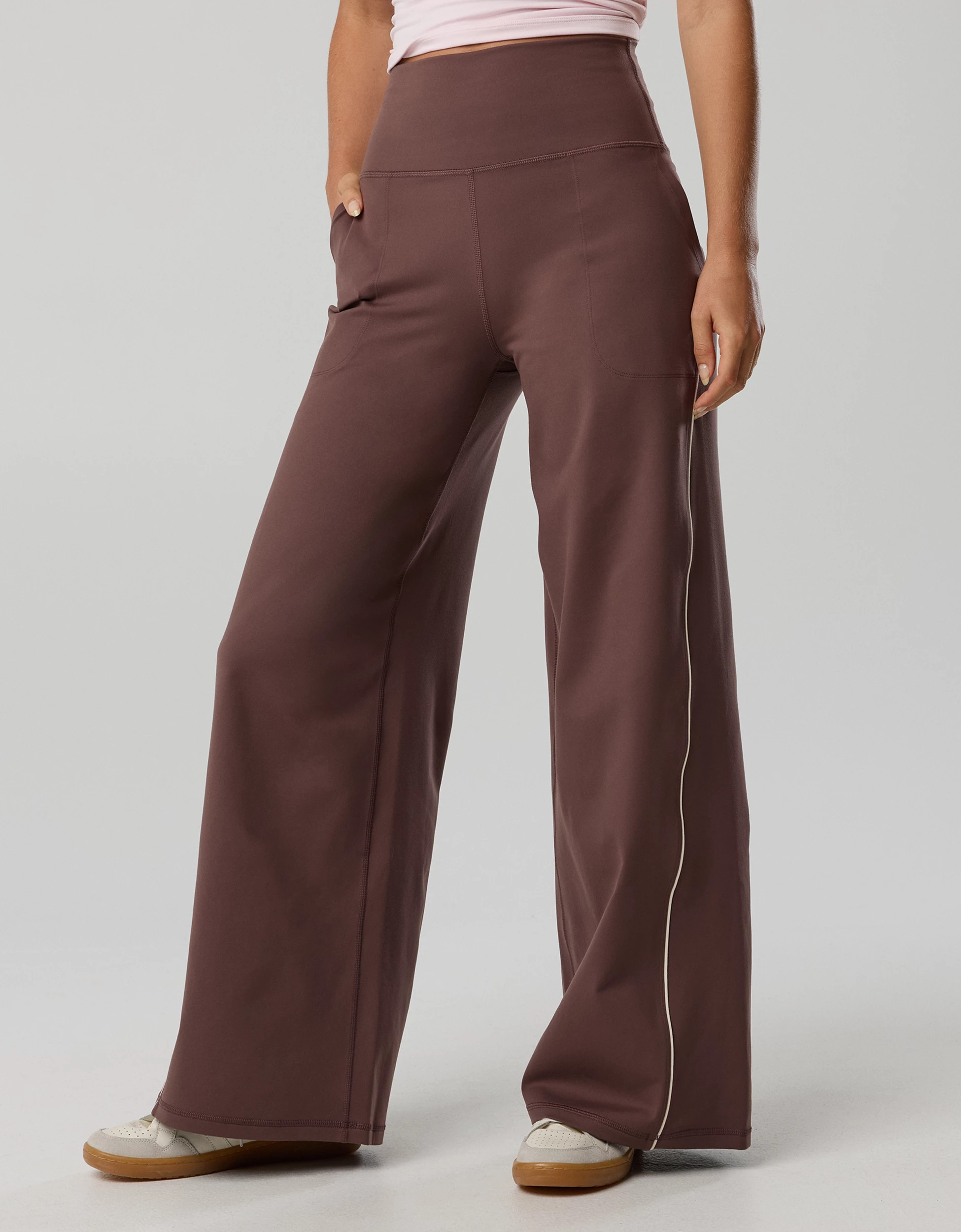 OFFLINE By Aerie The Hugger Piping Wide Leg Pant | Aerie