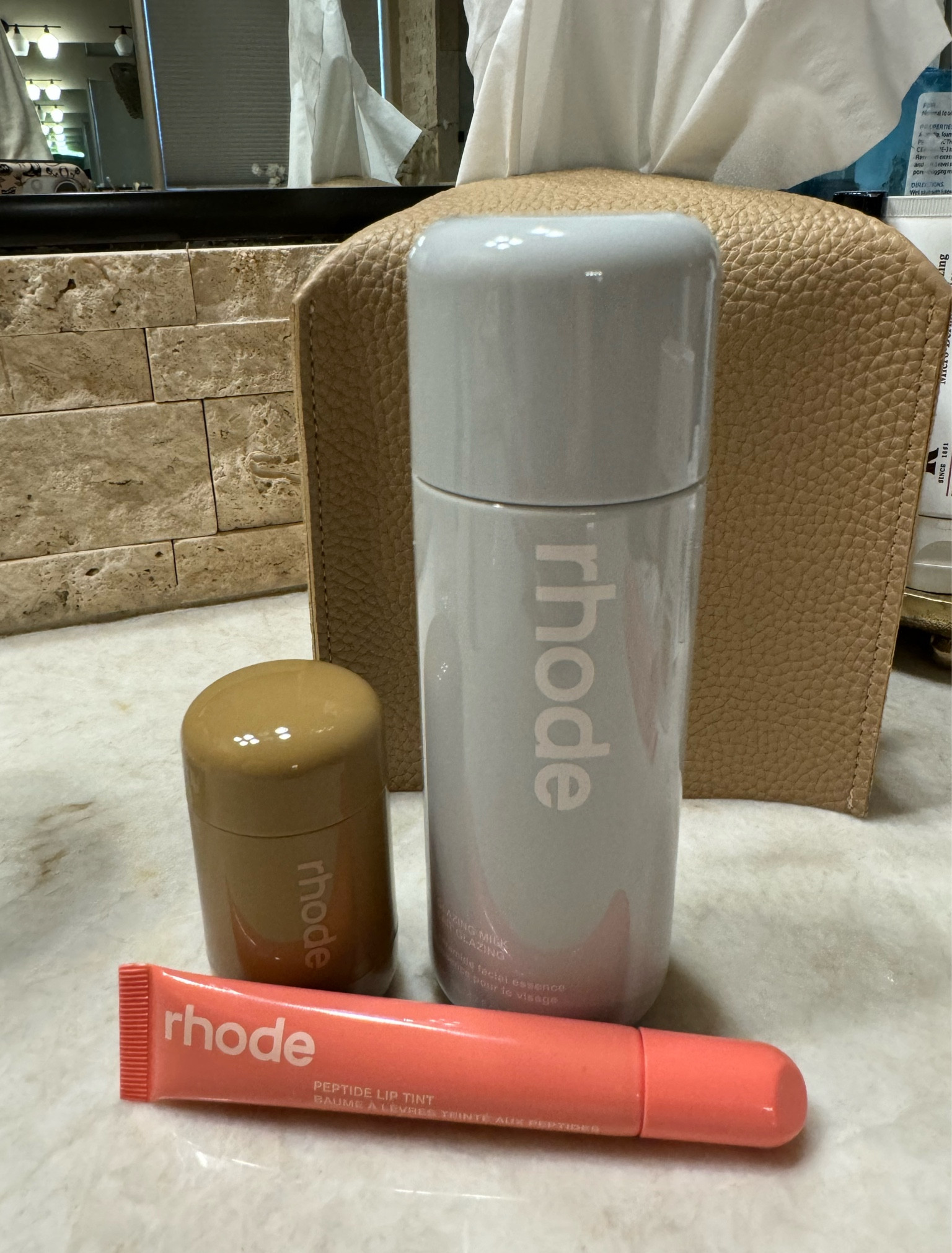 Rhode Skin
No makeup makeup look 
Pocket blush
Lip gloss 

#LTKSeasonal #LTKBeauty