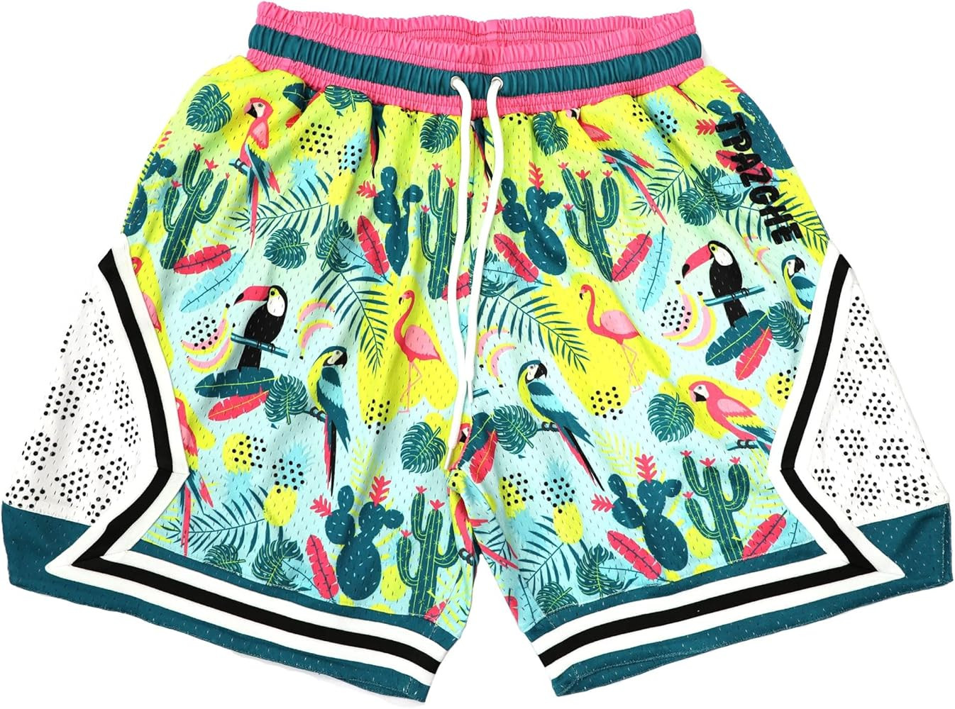 Men Basketball Shorts Graphic Mesh Drawstring Retro Sport Workout Gym Running Athletic Shorts | Amazon (US)