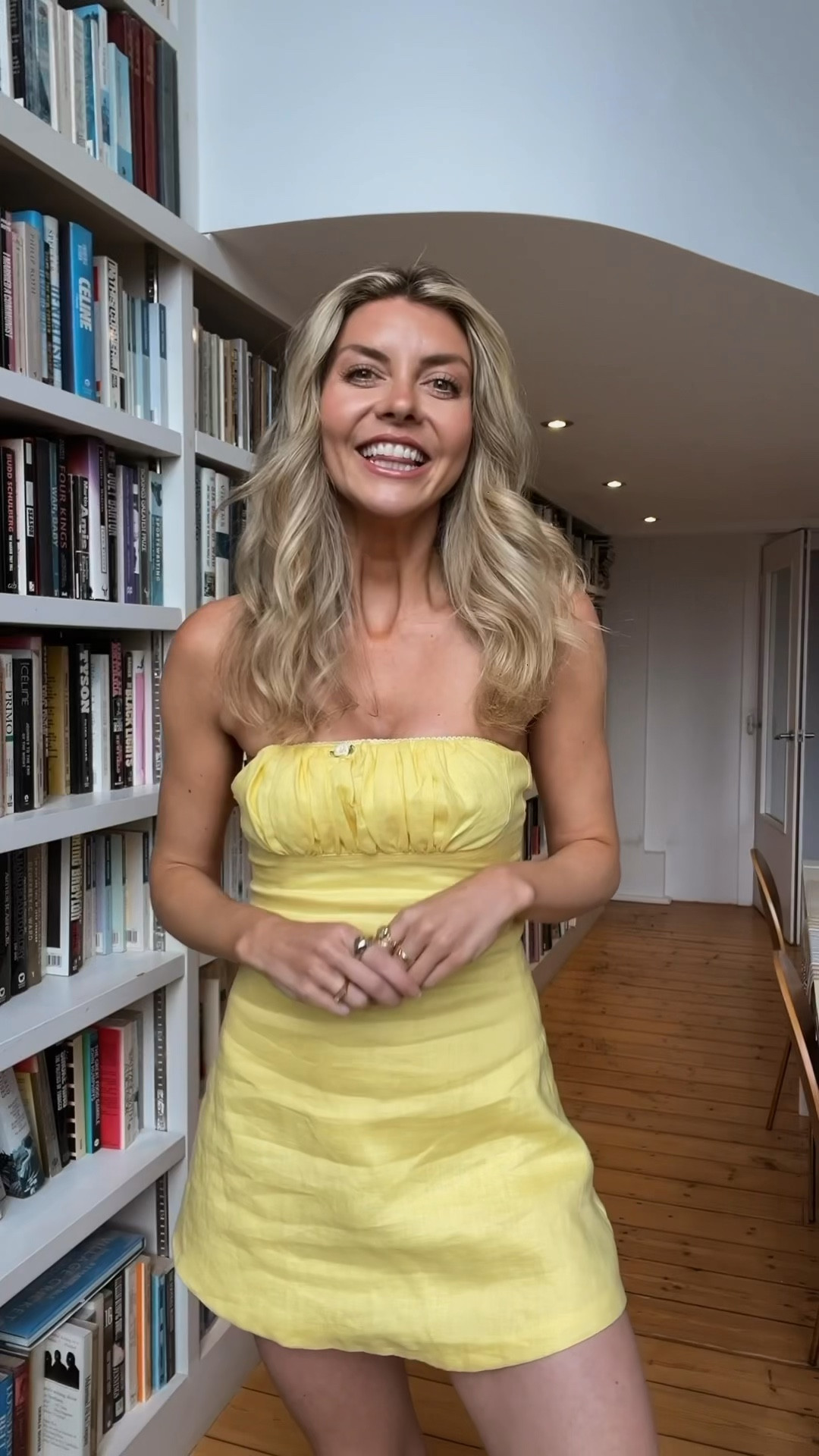 Yellow mini dress, butter mini dress, a-line, conscious fashion, sustainable fashion, glowy makeup, liquid highlighter, bronzer, shadow stick, biker jacket, white leather biker jacket, Zarfie, rag and co, Delilah, PCFG, raffia clog sandals


#LTKFashionMonth #LTKsale #LTKwedding