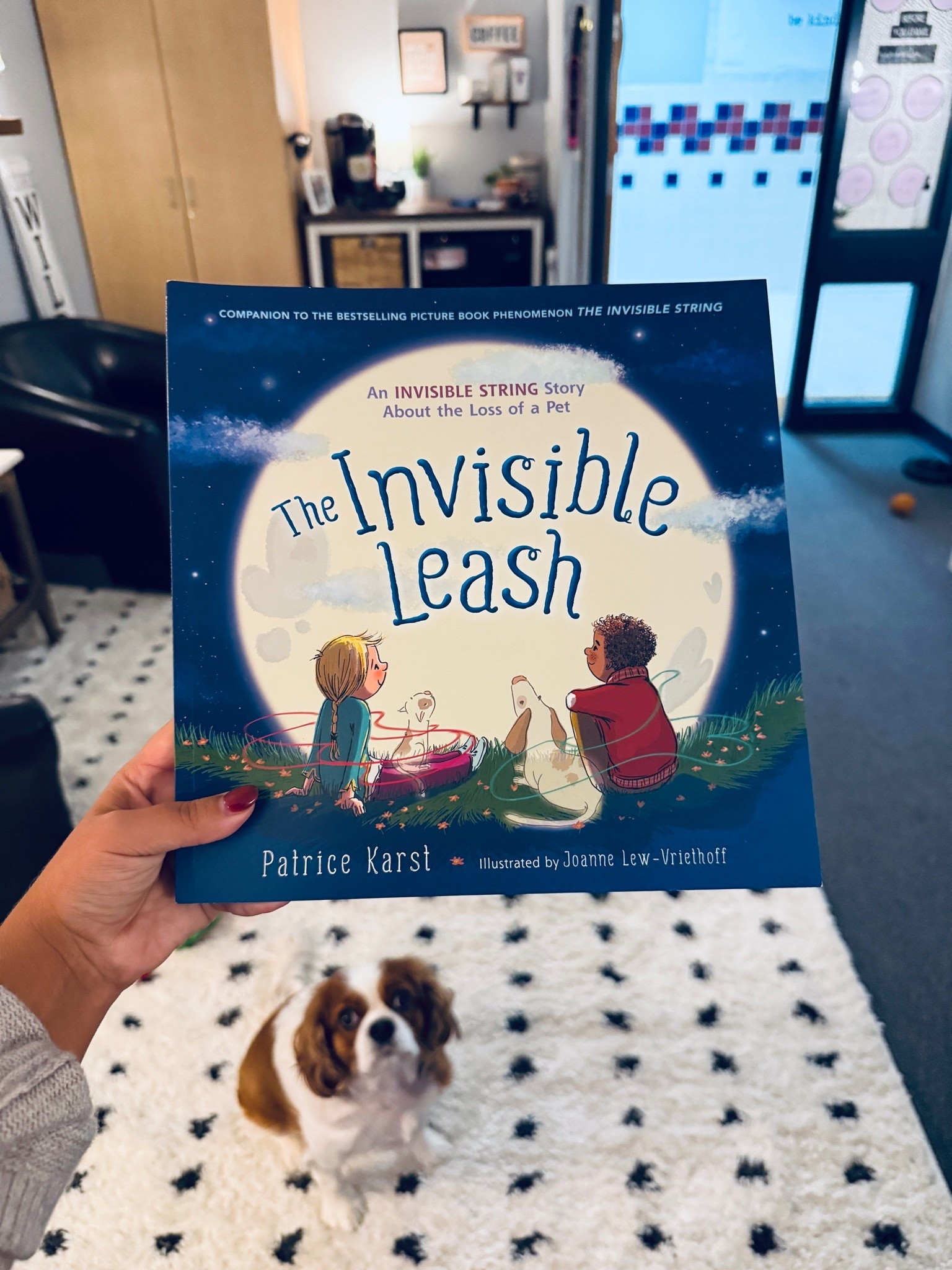 A couple of my coworkers had to put their dogs down recently, so Piper got their littles this book to help them process their grief.