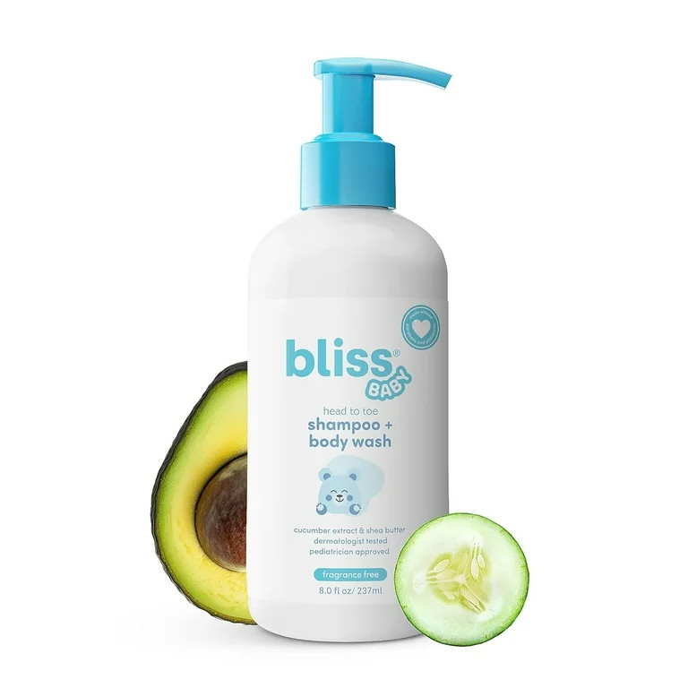 Bliss Baby Shampoo & Wash, Premium 2-in-1, For Babies, Kids & Adults with Senstive Skin - Pediatr... | Walmart (US)