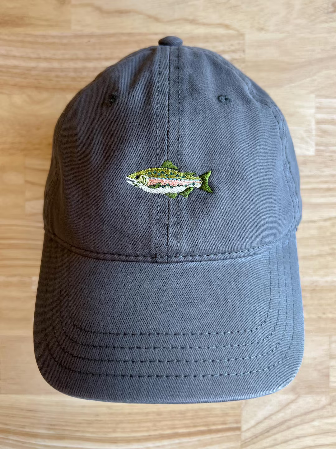 Rainbow Trout LOW PROFILE Dad Hat Baseball Cap Young Adult Sizing *check Your Measurements* - Ets... | Etsy (US)