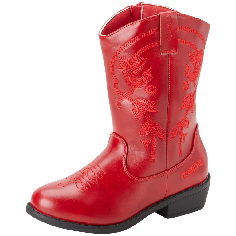 bebe&nbsp;Girls' Cowgirl Boots&nbsp;- Classic Western&nbsp;Cowboy&nbsp;Boots for Girls&nbsp;with ... | Walmart (US)
