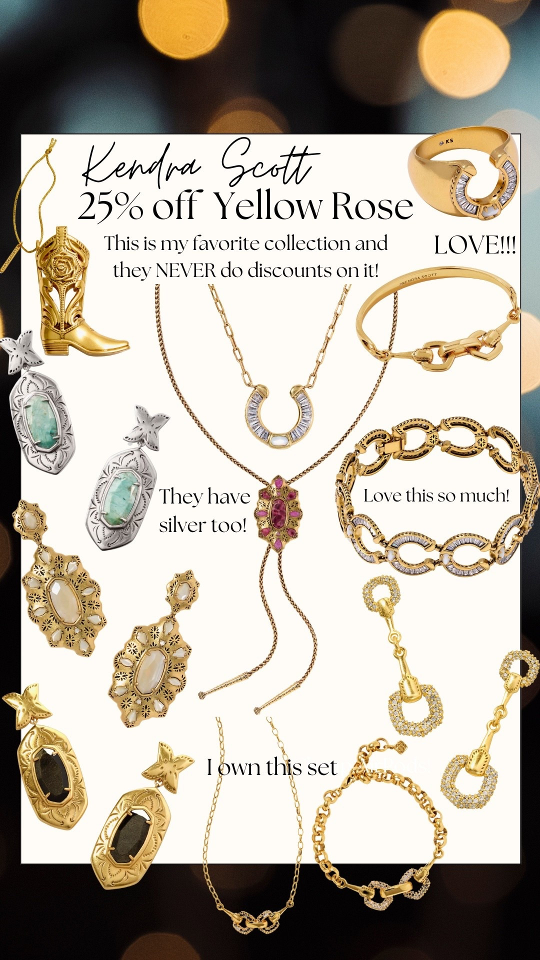 25% off Yellow Rose by Kendra Scott Blsck Friday deal! This collection never goes on sale! 

#LTKSaleAlert #LTKCyberWeek #LTKGiftGuide