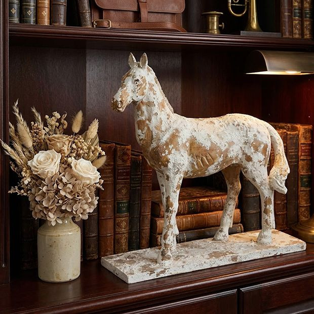 Rustic Tabletop Horse Figure | Antique Farm House