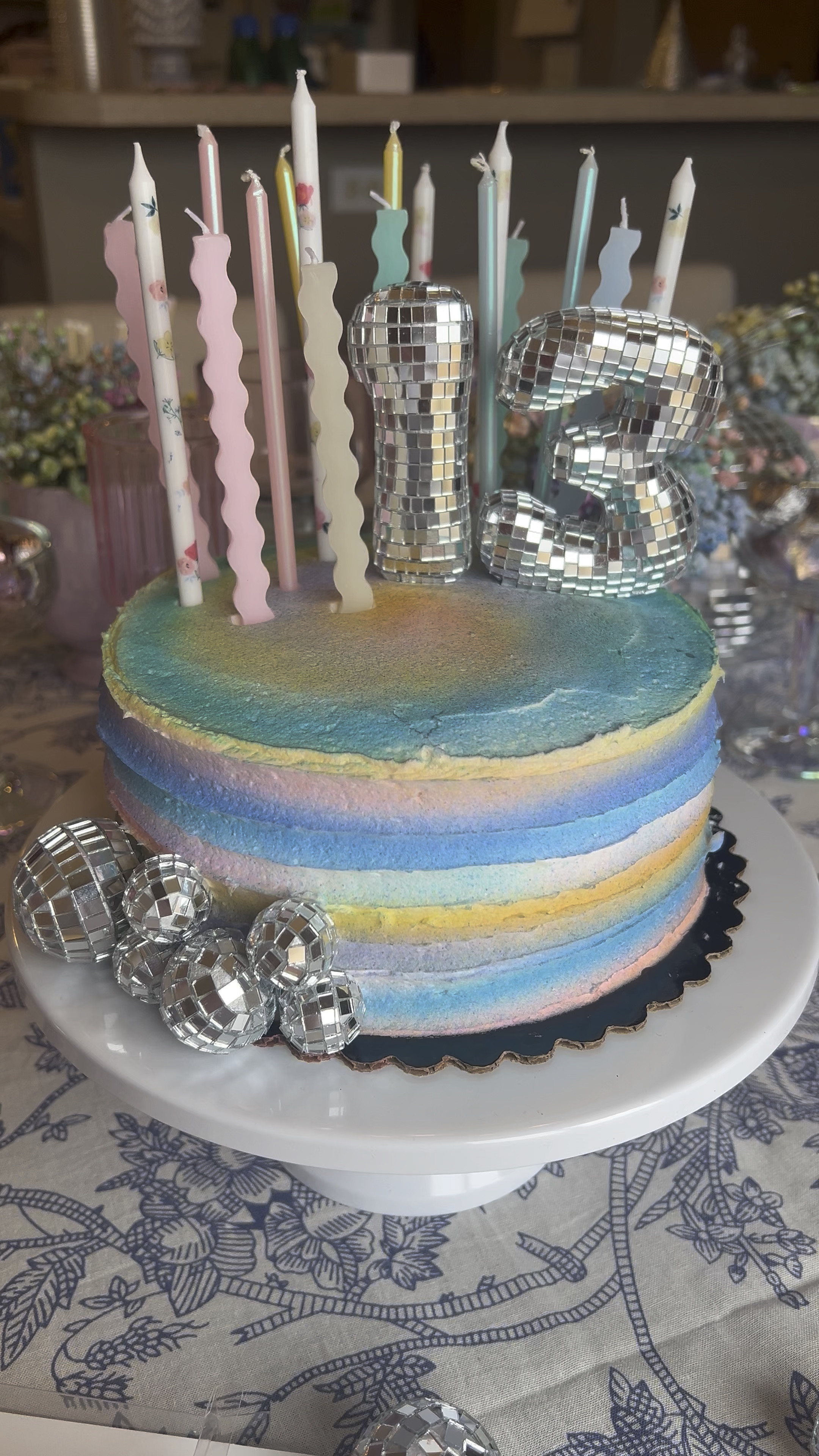 Disco ball cake topper numbers! 🪩🎀🪩🎀

#LTKParties #LTKFindsUnder50 #LTKHome