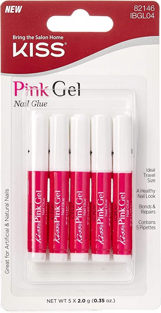 Kiss Pink Gel Nail Glue | Amazon (US)