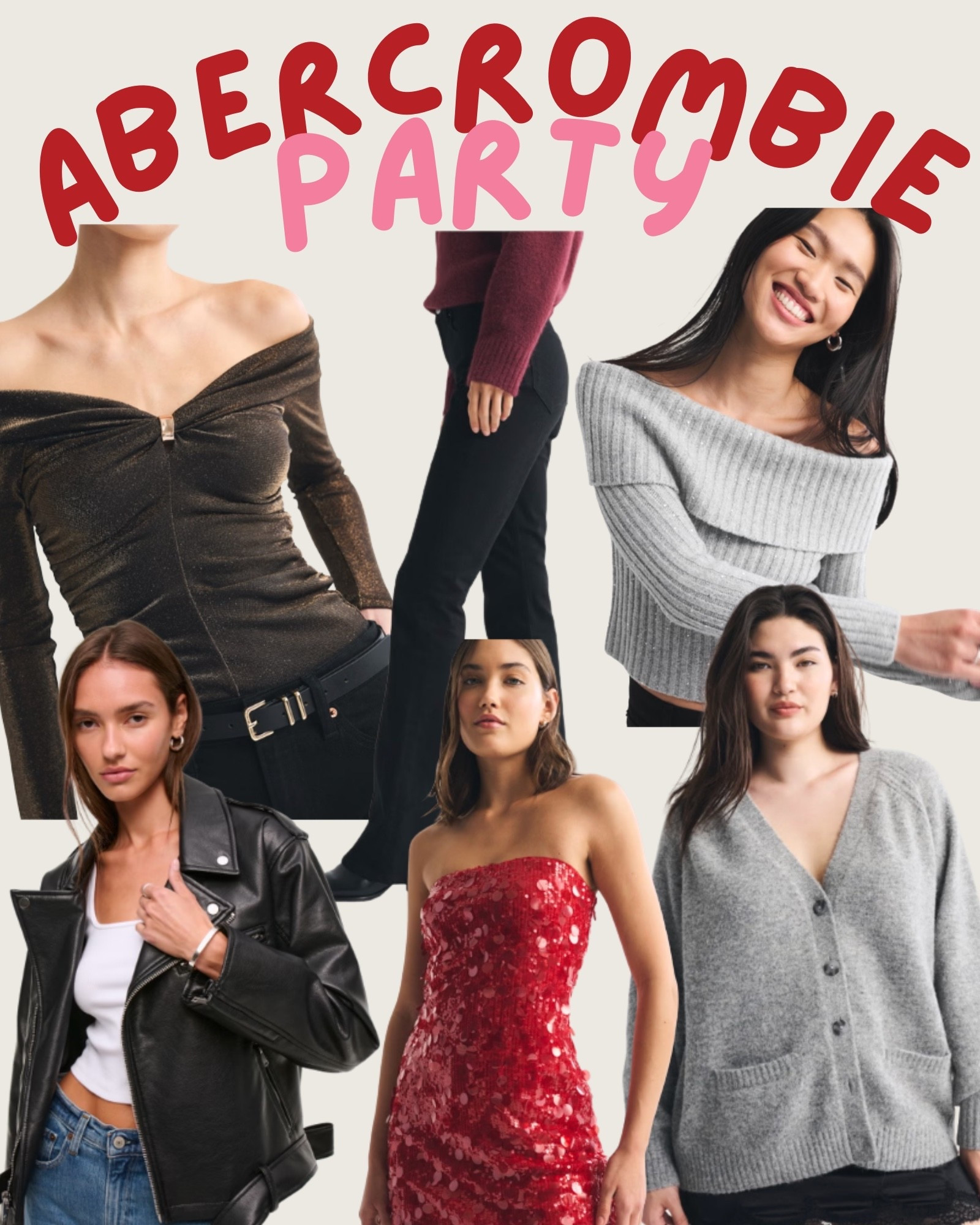 #AbercrombiePartner Shop @abercrombie’s Party Collection full of holiday wear for any event this season!
