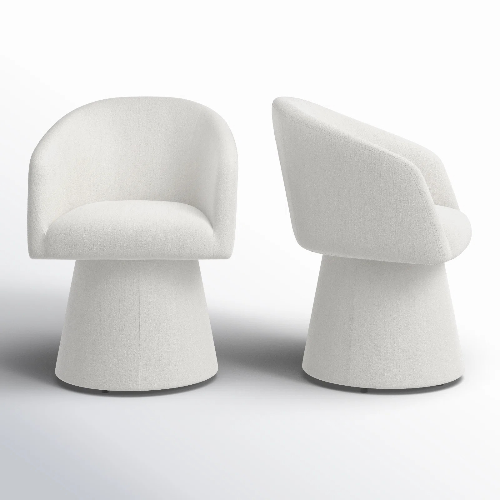 Kyo Chenille Upholstered Barrel Chair (Set of 2) | Wayfair North America