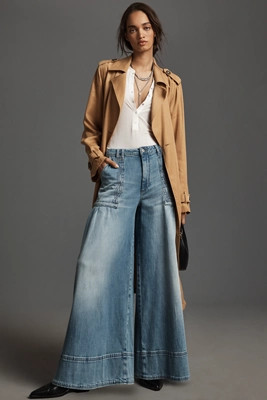 Pilcro High-Rise Wide-Leg Jeans | Anthropologie (US)