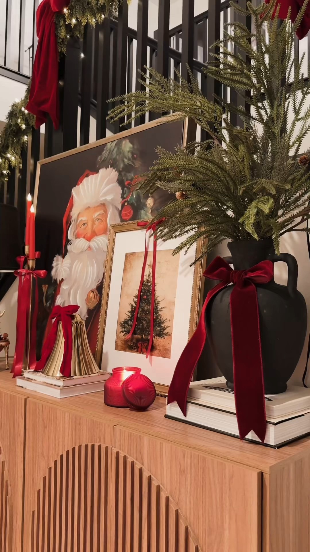 Style my entry sideboard with me! 

#LTKHoliday #LTKHome #LTKSeasonal