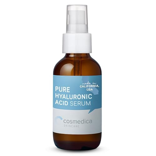 Cosmedica Hyaluronic Acid Serum for Skin – 4 Fl. Oz Hydrating Facial Moisturizer with Anti-Aging Skin Care Properties. Beauty and Skin Care | Amazon (US)