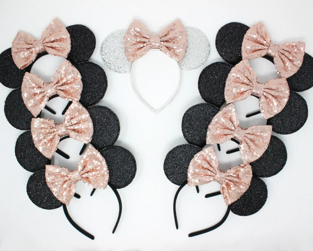 Party Mouse Ears Birthday Party Mouse Ears Bridal Party Ears Bachelorette Party Any Color Quantit... | Etsy (US)
