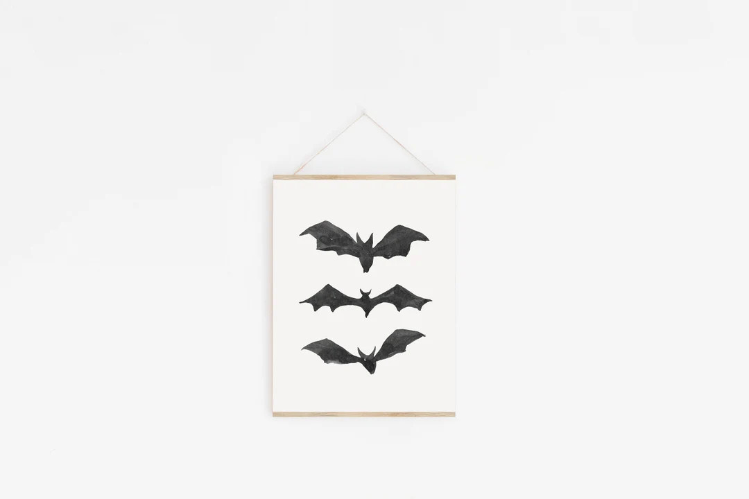 HALLOWEEN PRINTABLE WALL Art, Halloween Decor, Bats, Hey Boo, Fall Decor, Decor For Halloween (1)... | Etsy (US)