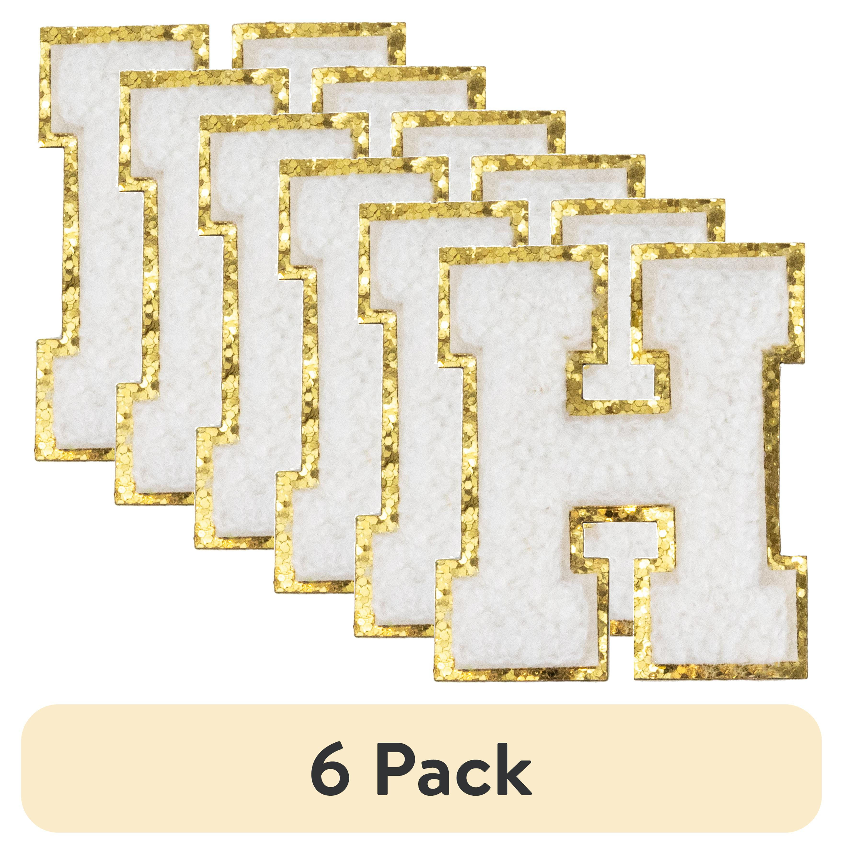 (6 pack) Hello Hobby Chenille H White Patch | Walmart (US)