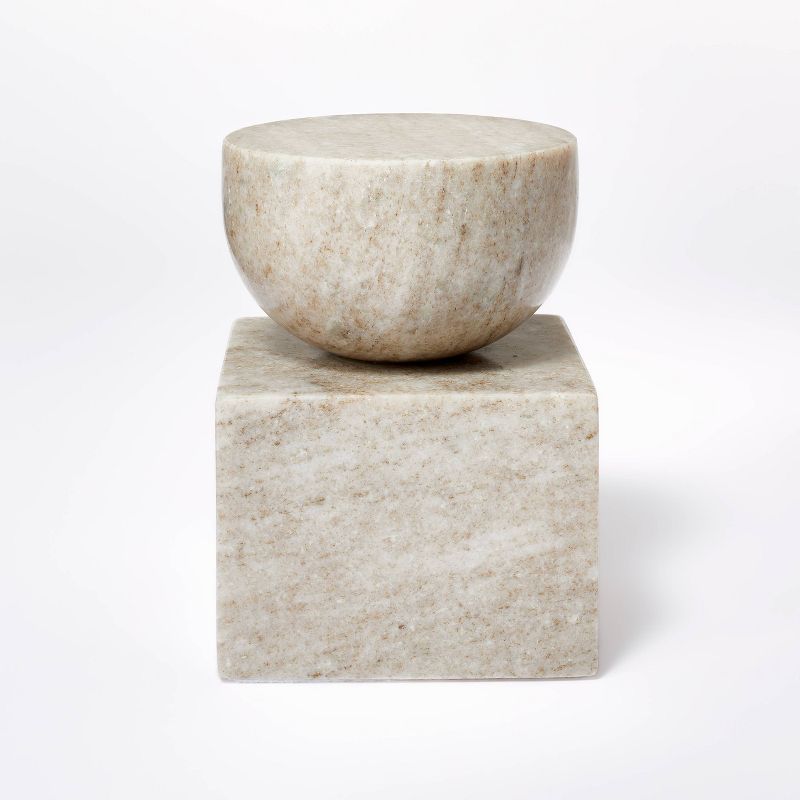 Modern Marble Figural Beige - Threshold&#8482; designed with Studio McGee | Target