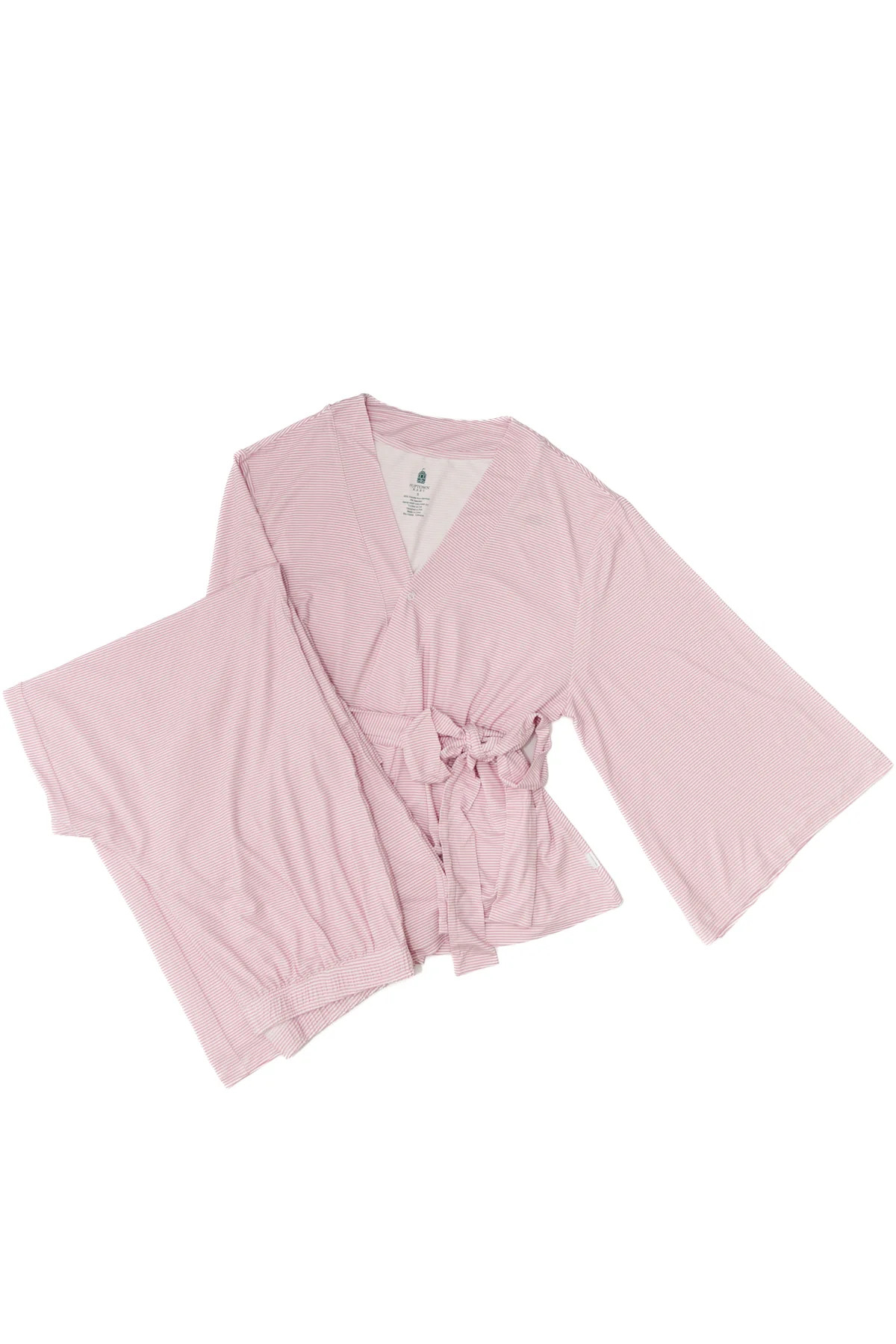 Mini-Stripe Mom Kimono Pajamas | The Uptown Baby