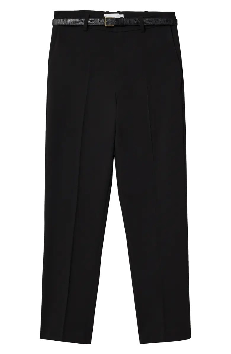 MANGO Belted Trousers | Nordstrom | Nordstrom