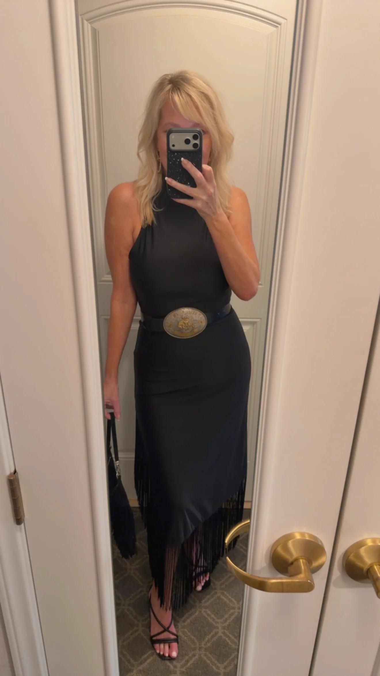 Houston Fringe Midi Dress | Glitzy Bella