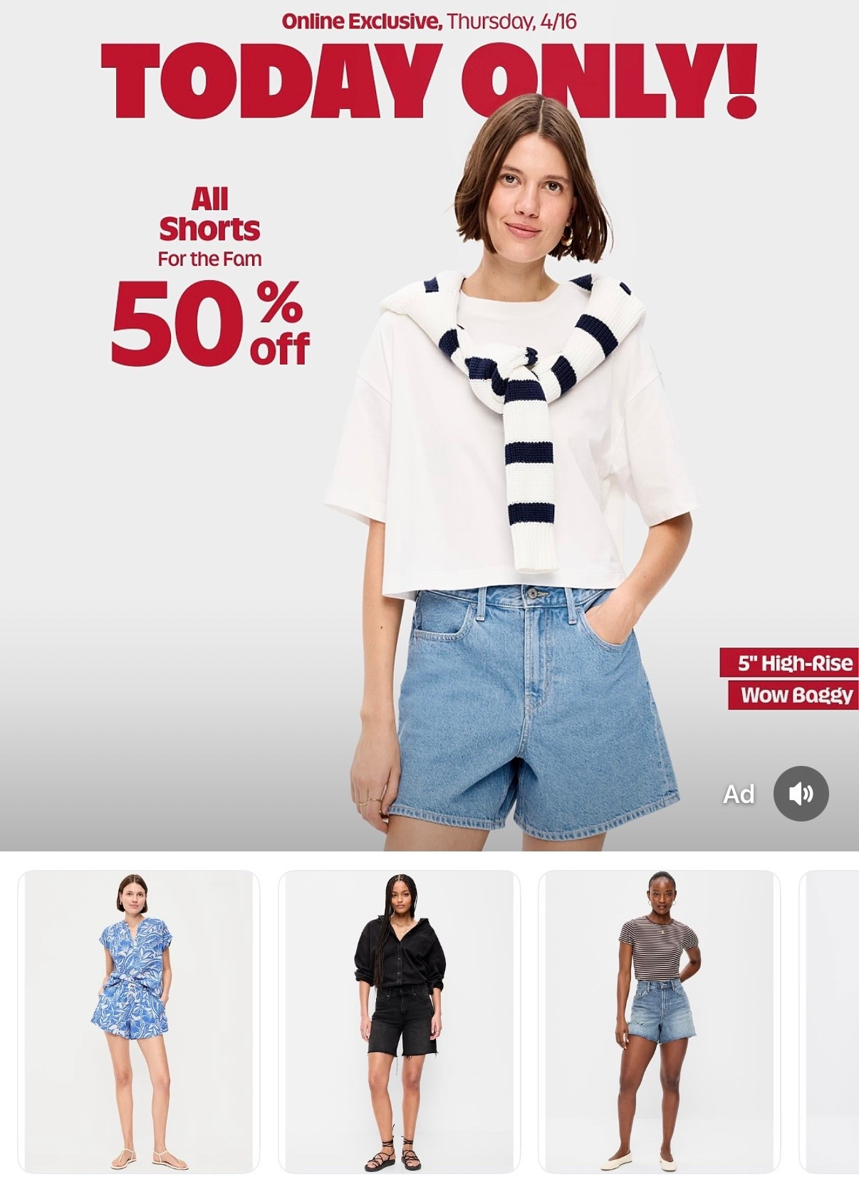 Run, don’t walk! Old Navy is having a 50% OFF sale on shorts for the entire family! One day only🔥 Ends tonight.

I compiled all the hottest styles so you don’t have to waste time searching!! I’m about to go secure my items 🔥 Add to cart now so you don’t miss out on this amazing deal, Happy Shopping!!😍

#LTKSaleAlert #LTKmomlife #LTKSeasonal