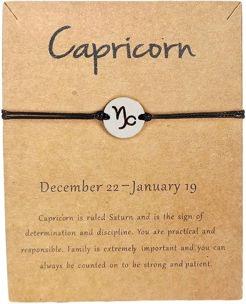 HUJUON 14k Gold Zodiac Bracelet Constellation Sign Bracelet for Women.12 Astrology Horoscope Brac... | Amazon (US)