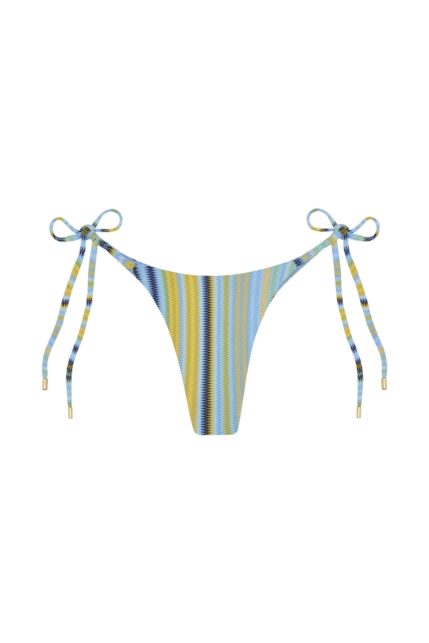 Palma Bottom - Sardinia Stripe Azure - Sardinia Stripe Azure / M | Monday Swimwear