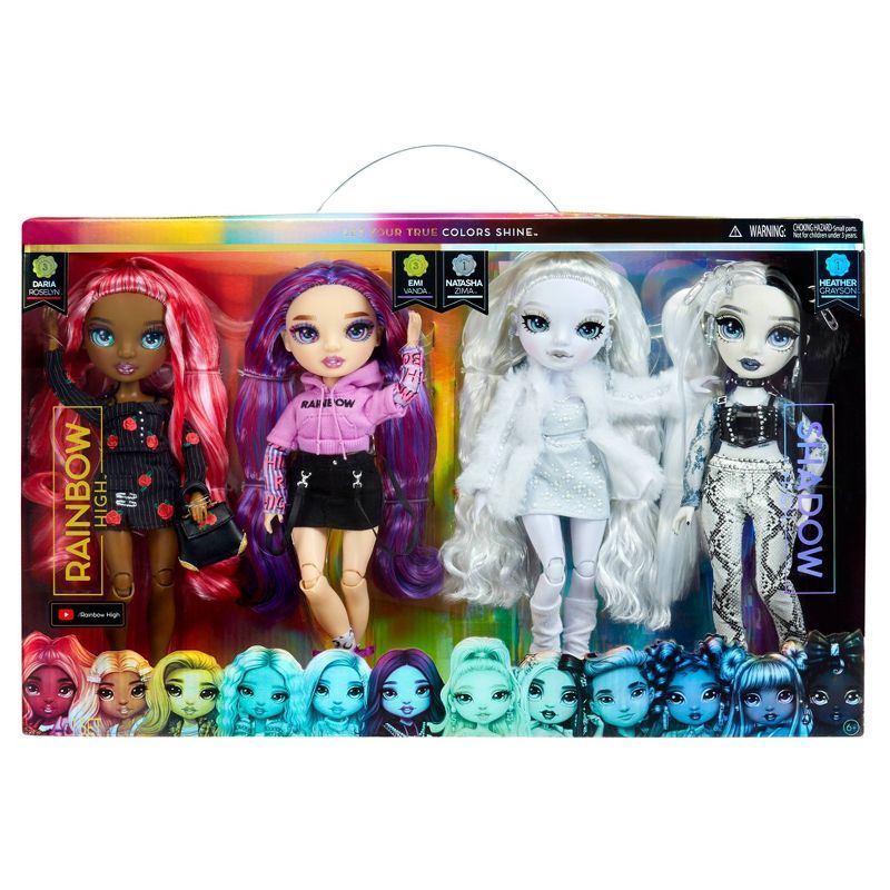 Rainbow High & Shadow High Fashion Doll Set 4pk | Target