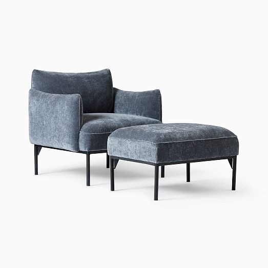 penn chair & ottoman set | West Elm (US)